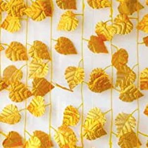 Artificial Golden leaves string